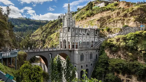 Santuario de Las Lajas, foto del lugar