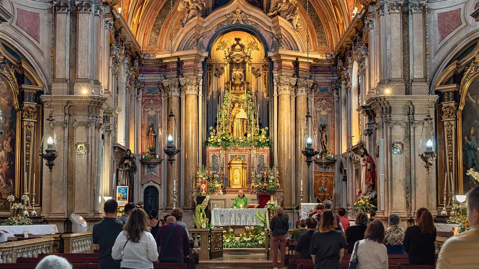 Iglesia de San Antonio de Lisboa, foto del lugar