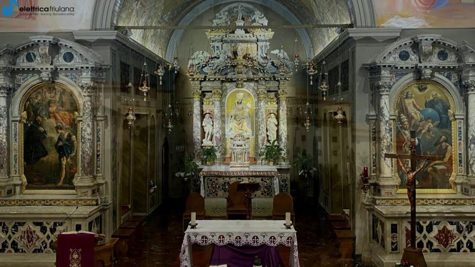 Santuario de Castelmonte: cámara «La Virgen de Castelmonte»