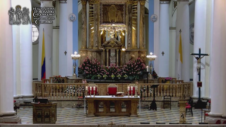 Basílica de Chiquinquirá: cámara «Eucaristías del día»