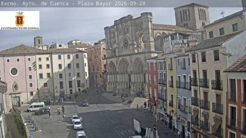 Catedral de Cuenca: imagen reciente de la webcam