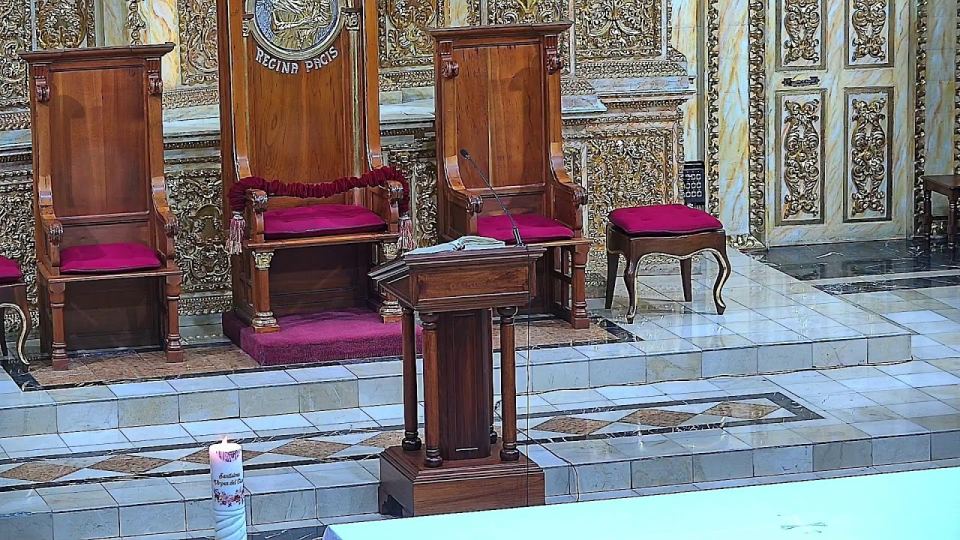 Catedral de Loja: cámara «Misas del día»