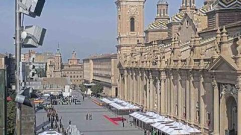 Basílica del Pilar: imagen reciente de la webcam