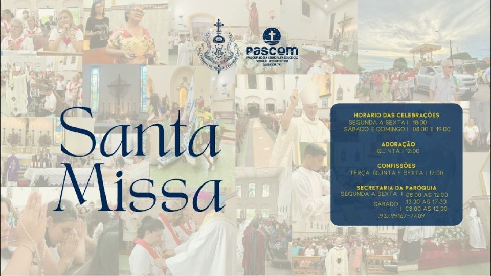 Catedral de Santarém (Pará): cámara «Misas del fin de semana»