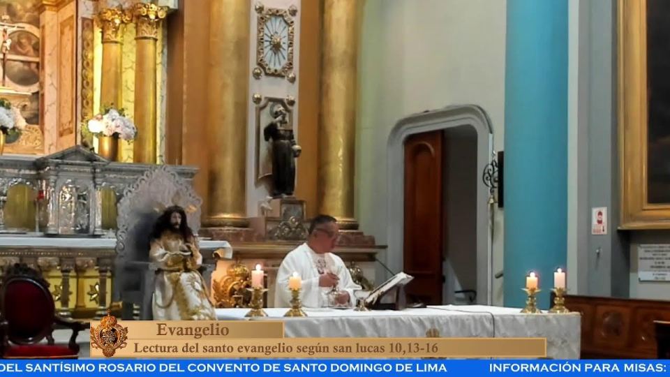 Basílica de Santo Domingo (Lima): cámara «Misas del día»