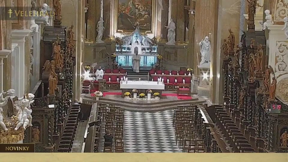 Velehrad: cámara «La basílica, 24 horas»